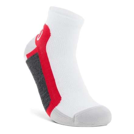 Skarpetki ECCO Tech Sporty Ankle Cut • Biało Czerwone