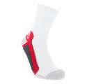 Skarpetki ECCO Tech Sporty Mid Cut • Biało Czerwone