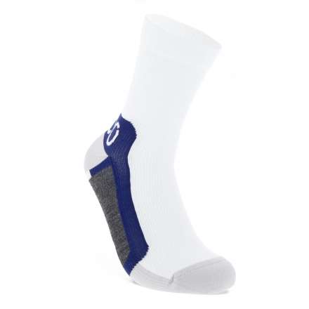 Skarpetki ECCO Tech Sporty Mid Cut • Biało Granatowe