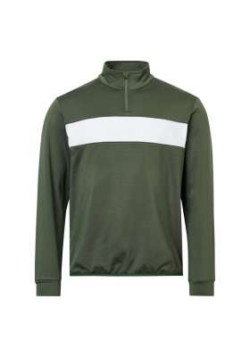 Męska bluza golfowa Abacus Club Midlayer • Ciemno Zielony