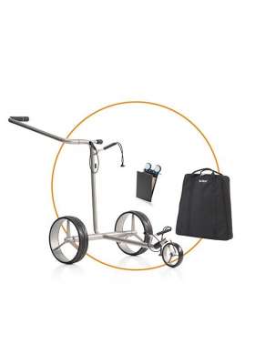 JuStar Silver SET - elektryczny wózek golfowy