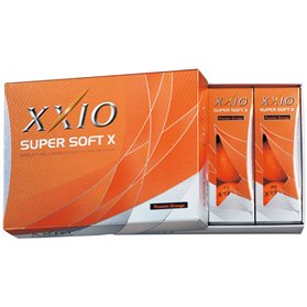 Piłki golfowe XXIO Super Soft X • Pomarańczowe 