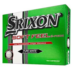 Srixon SOFT FEEL - piłki golfowe - białe (tuzin)