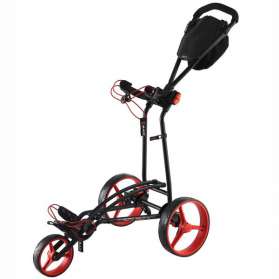 Wózek golfowy BIG MAX Autofold FF czarno-czerwony