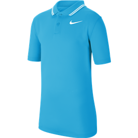 Koszulka Polo Juniorska Nike Dry VCTRY • Błękitna