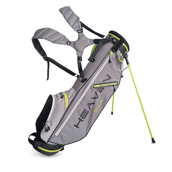 Torba golfowa BIG MAX Heaven Six • Szaro-czarno-limonkowa