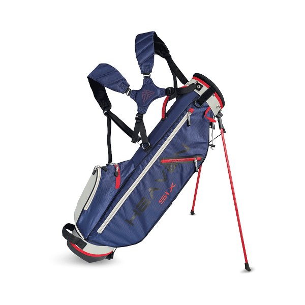 Torba golfowa BIG MAX HEAVEN Six 2021 granatowo-srebrno-czerwona