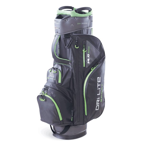 Torba golfowa BIG MAX DRI LITE Sport 2021 czarno-limonkowa