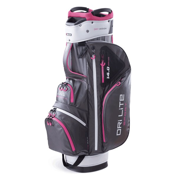 Torba golfowa BIG MAX DRI LITE Sport 2021 szaro-srebrno-różowa