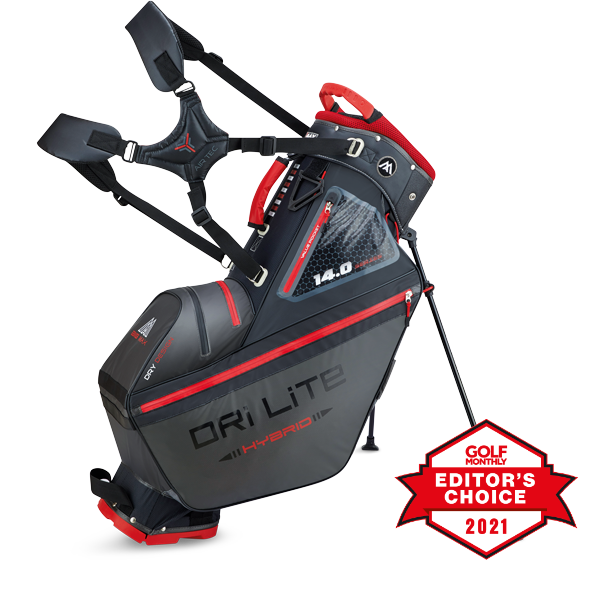 Torba golfowa BIG MAX Dri Lite Hybrid Tour• Szaro-czarno-czerwona