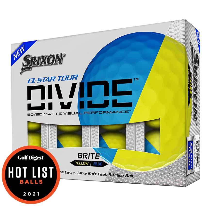 Piłki golfowe Srixon Q-Star Tour Divide • Niebieskie