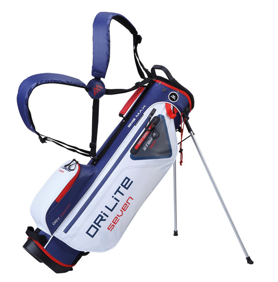 Torba golfowa BIG MAX Dri Lite Seven • Biało-błętino-czerowna
