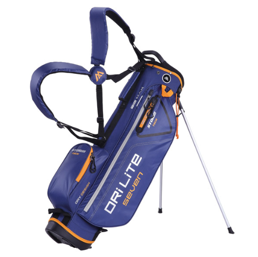 Torba golfowa BIG MAX Dri Lite Seven • Granatowo-pomarańczowa