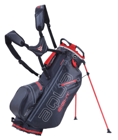 Torba golfowa BIG MAX Aqua 8 • Czarno-czerwona