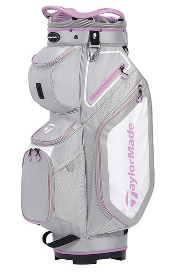Torba golfowa TaylorMadeCart 8.0 • Szaro-biała-różowa