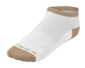 Stopki Zoom Ankle 3-pak • Piaskowo-białe