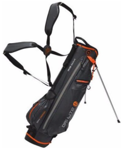 Torba golfowa BIG MAX Dri Lite 7 szaro-pomarańczowa