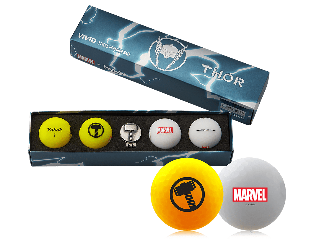 THOR Piłki Golfowe MARVEL VOLVIK GIFT SET