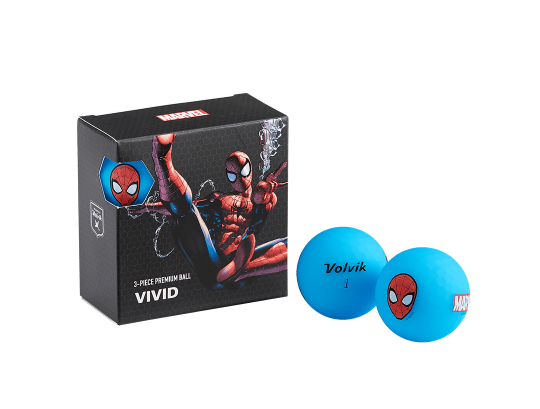 SPIDER MAN Piłki Golfowe MARVEL VOLVIK 4 BALL PACK