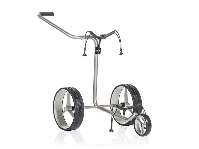 JuCad Junior Stainless Steel 3 wheeled - manualny wózek golfowy