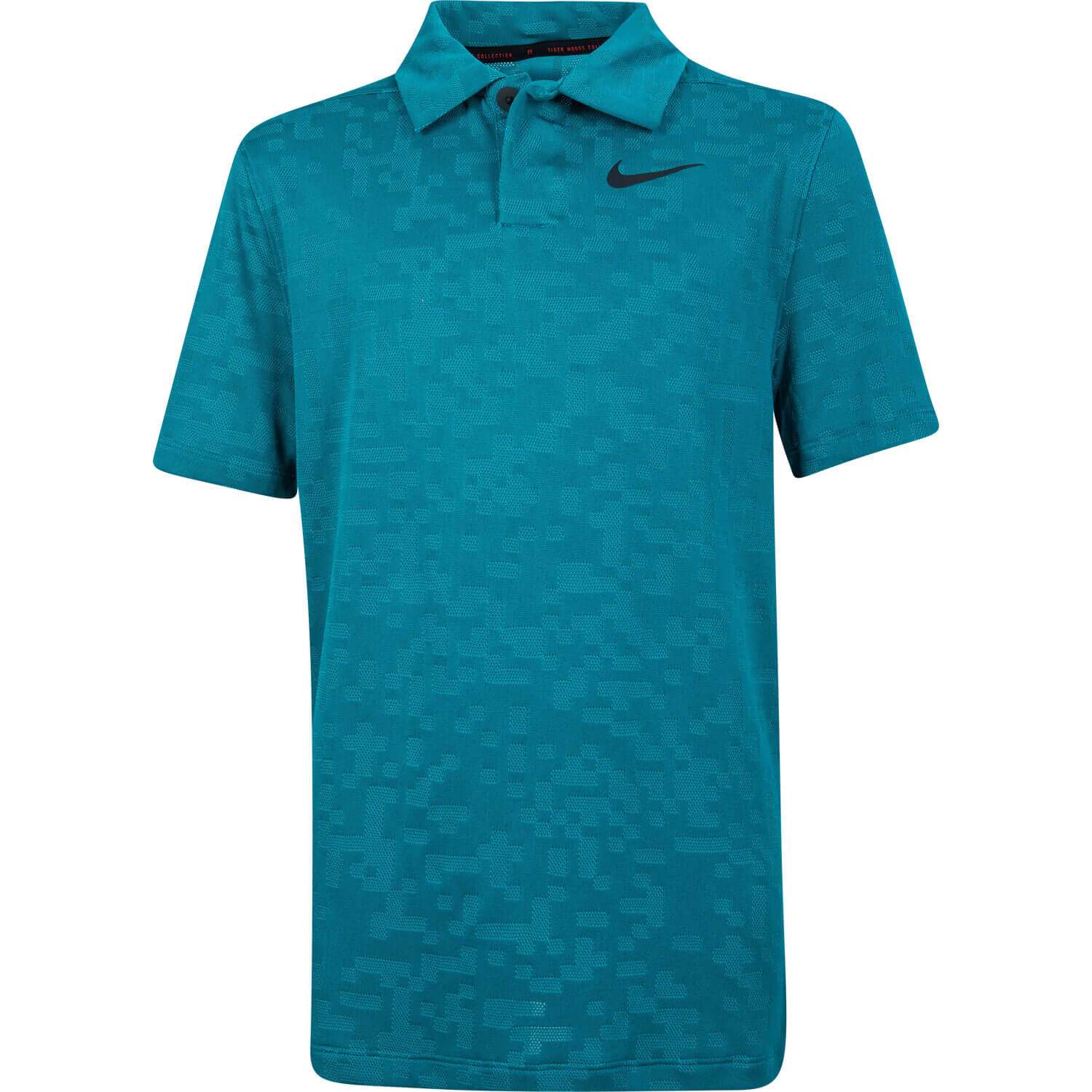 Koszulka Polo Juniorska Dri-Fit Tiger Woods • Turkusowa