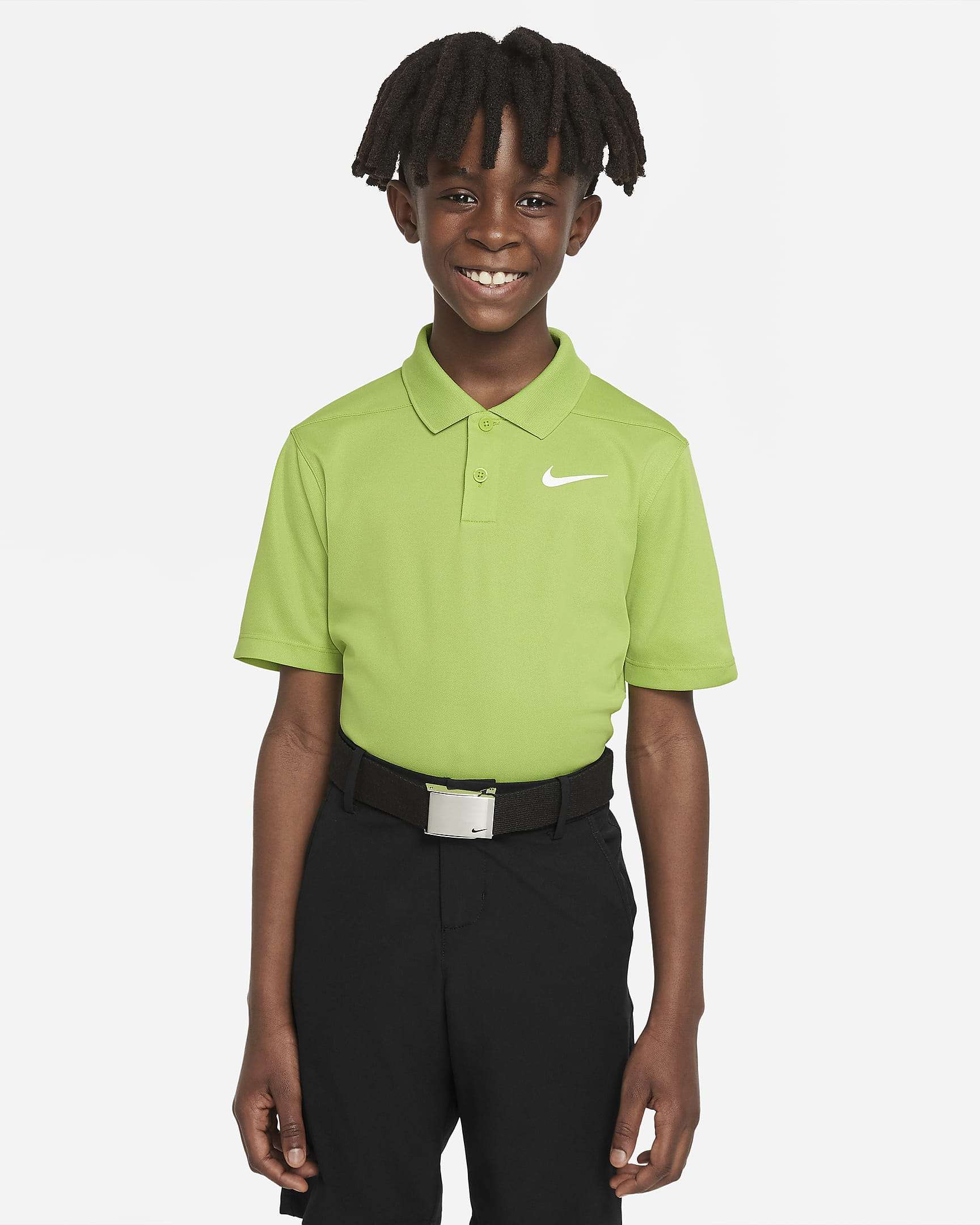 Koszulka Polo Juniorska Nike Dri-Fit Victory • Zielona