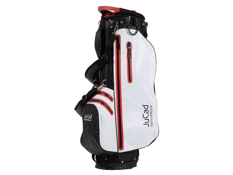 Torba golfowa JuCad bag 2in1 Waterproof • Black White Red