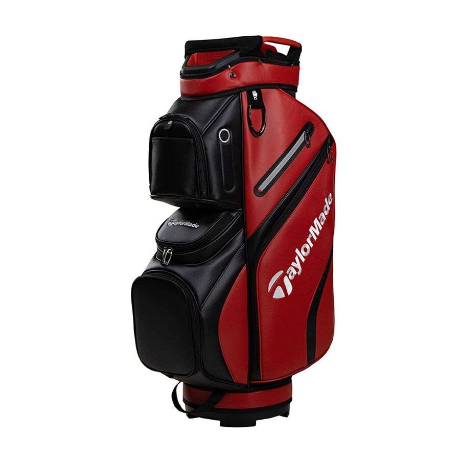 TaylorMade Deluxe Cart • Czerwono-czarna
