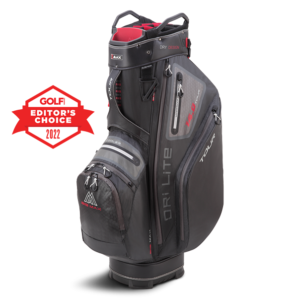 Torba golfowa BIG MAX  Dri Lite Tour • Czarno-grafitowo-bordowa