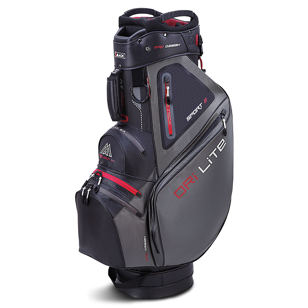 Torba golfowa BIG MAX Dri Lite Sport 2 • Czarno-grafitowa