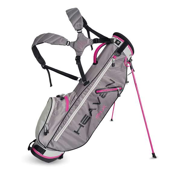 Torba golfowa BIG MAX Heaven Six • Szaro-srebrno-różowa