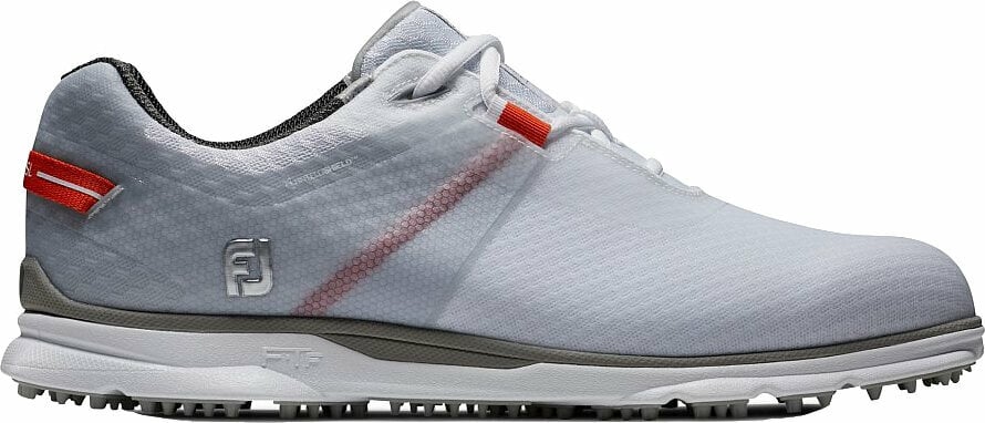 Buty męskie FootJoy PRO SL Sport • Biało szaro pomarańczowe