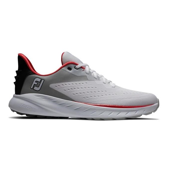 Buty męskie FootJoy Flex XP • Biało czarno czerwone