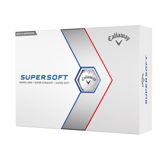 Piłki golfwe Callaway Supersoft • Białe