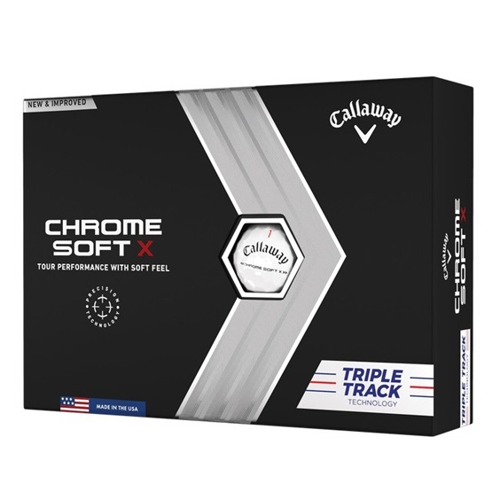 Piłki golfwe Callaway Chrome Soft X TripleTrack