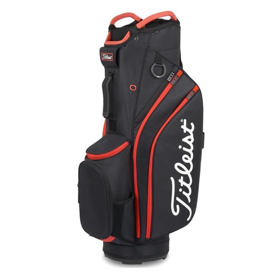 Torba golfowa Titleist Cart Bag 14 • Czarno-czerwona