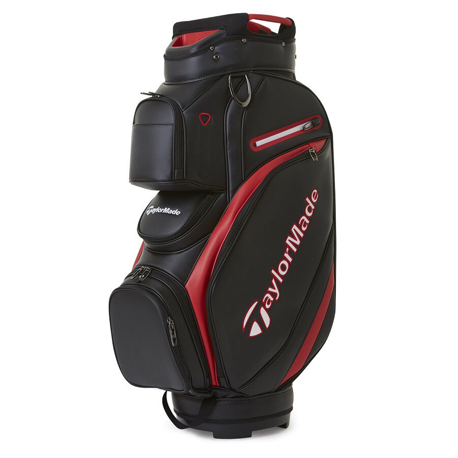 Torba golfowa TaylorMade Deluxe Cart Bag • Czarno czerwona