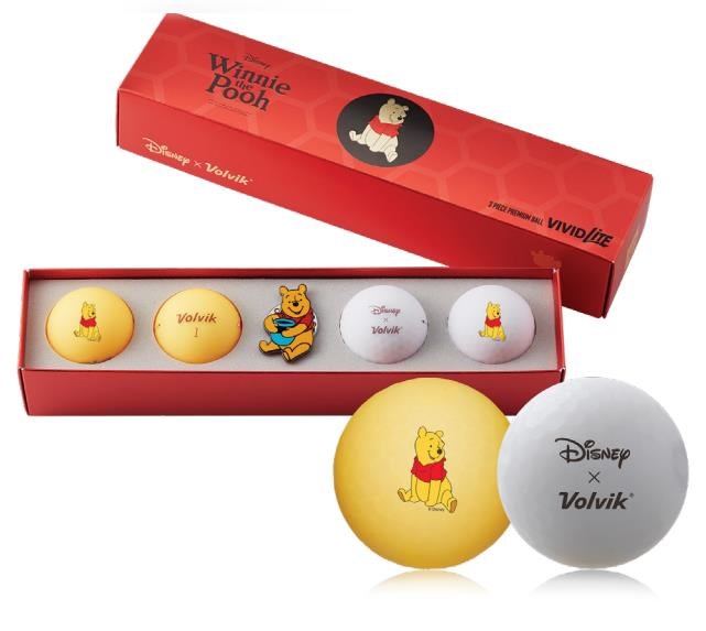 Piłki golfowe Volvik Disney • Kubuś Puchatek