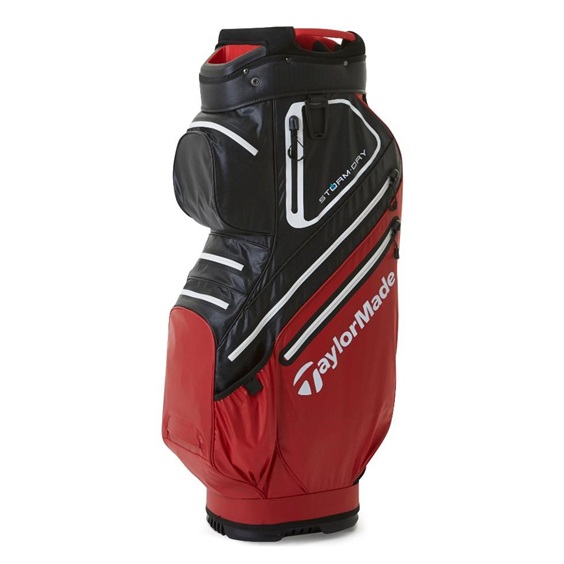 Torba golfowa TaylorMade Storm Dry Waterproof • Czerwono czarna