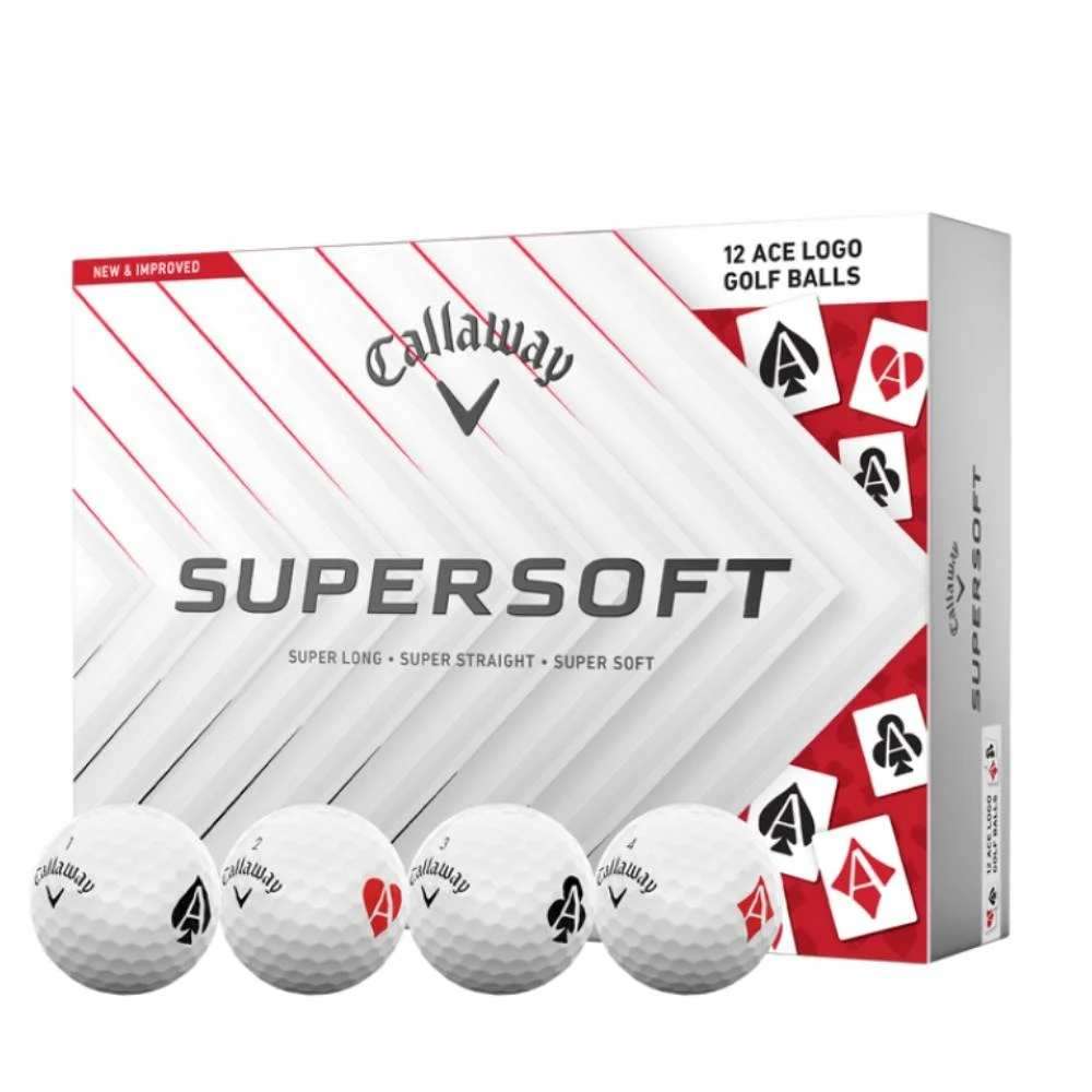 Piłki golfowe Callaway Supersoft ACES