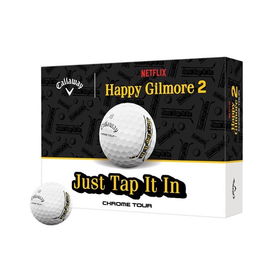 Piłki Golfowe Callaway Chorme Tour • Happy Gilmore 2 Just Tap It In