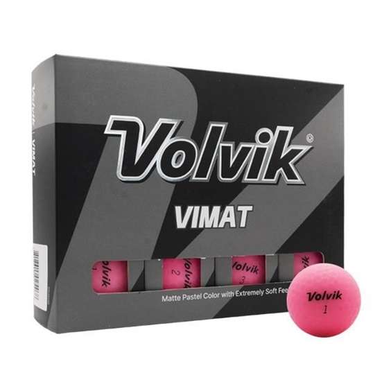Piłki Volvik VIMAT Róźowe ● Tuzin