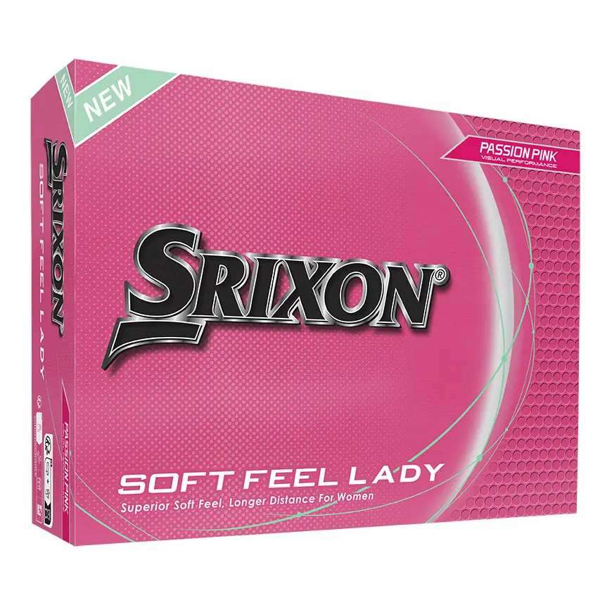 Piłki golfowe Srixon SOFT FEEL Passion Pink