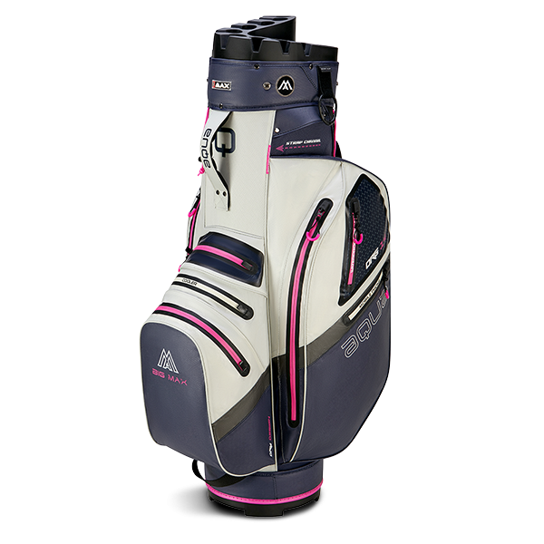 Torba golfowa BIG MAX AQUA SILENCIO 4 • Steel Blue-off White Fuchsia