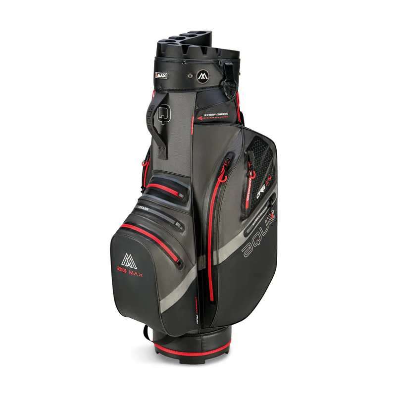 Torba golfowa BIG MAX AQUA SILENCIO 4 • Charcoal Black Red