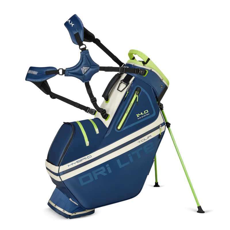 Torba golfowa BIG MAX Dri Lite Hybrid Tour 2 • Navy Lime