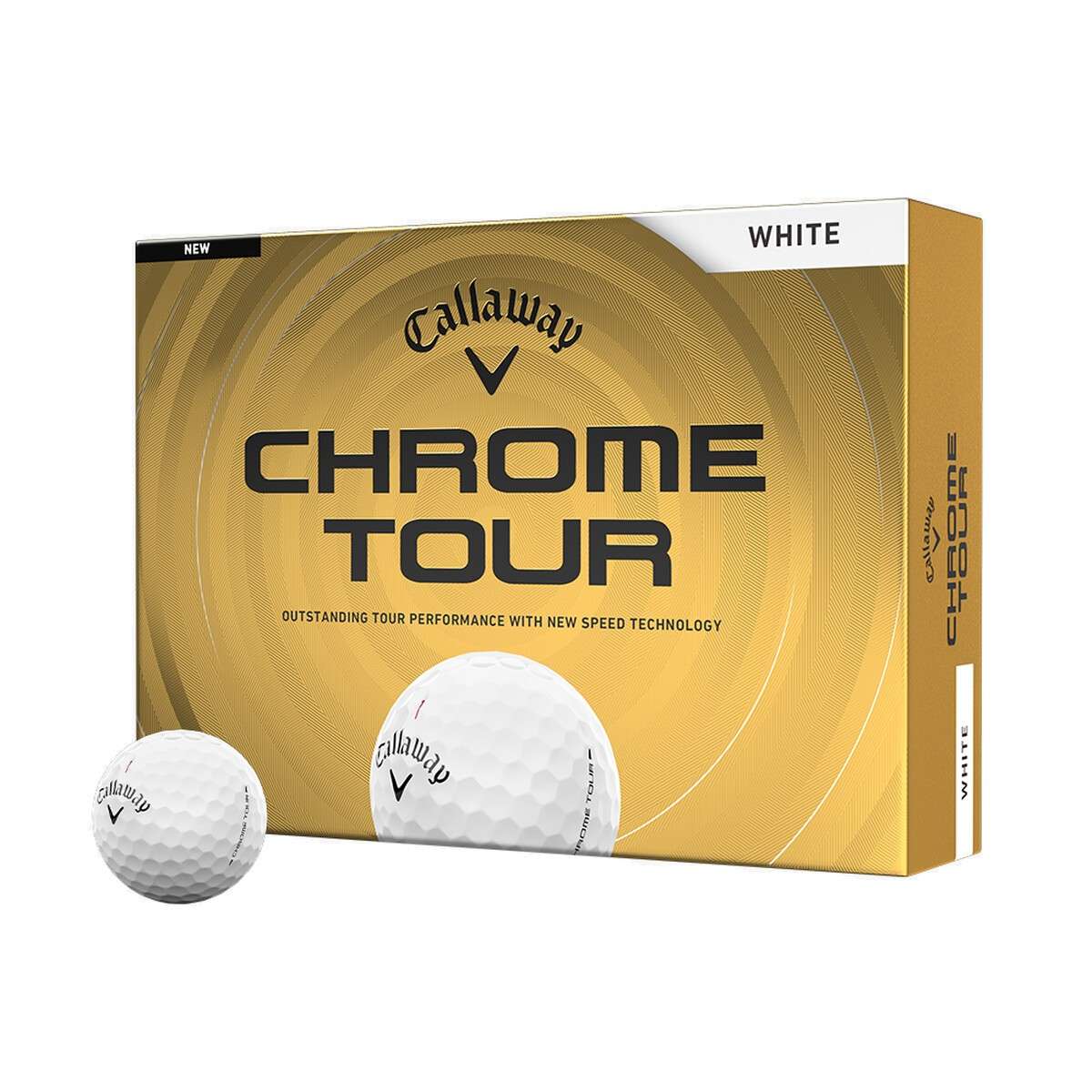 Piłki golfowe Callaway Chrome Tour • Białe (2026)