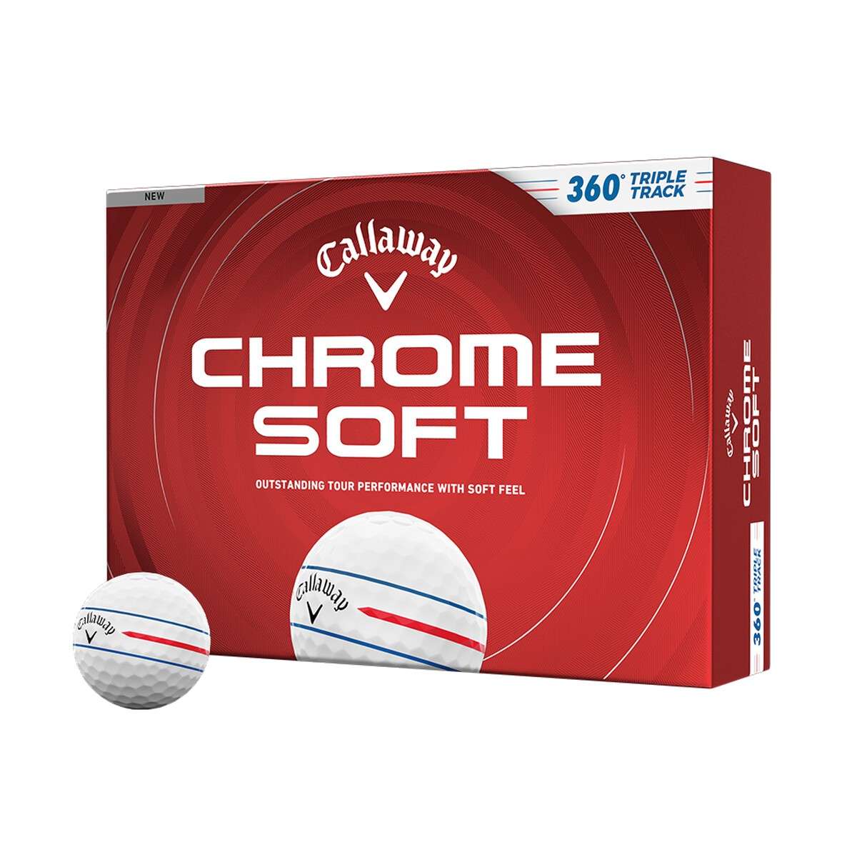 Piłki golfowe Callaway Chrome Soft TripleTrack360 (2026)