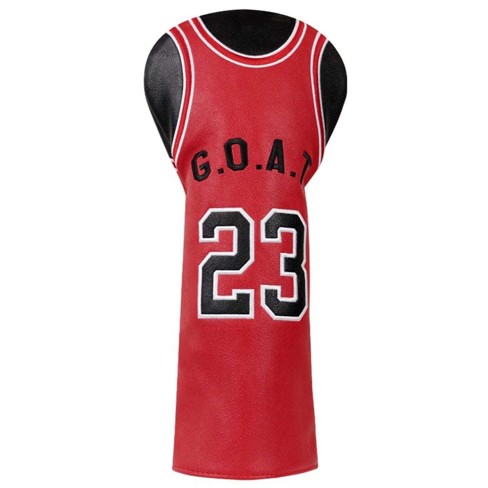 Pokrowiec na główkę kija golfowego Michael Jordan Goat Fairway Wood Headcover •  Czerwony Czarny