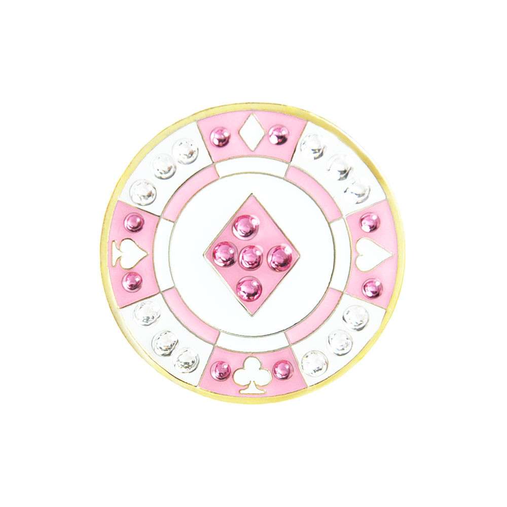 Ball marker Navika ● Poker Chip Pink
